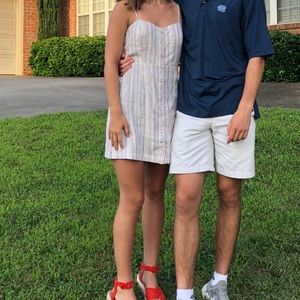 Forever 21 striped mini dress